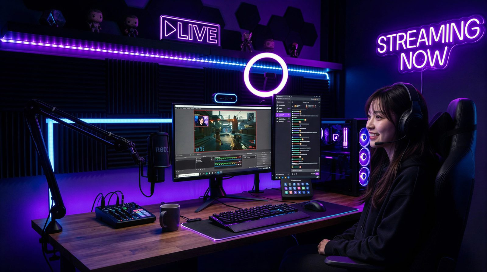 Streamer going live